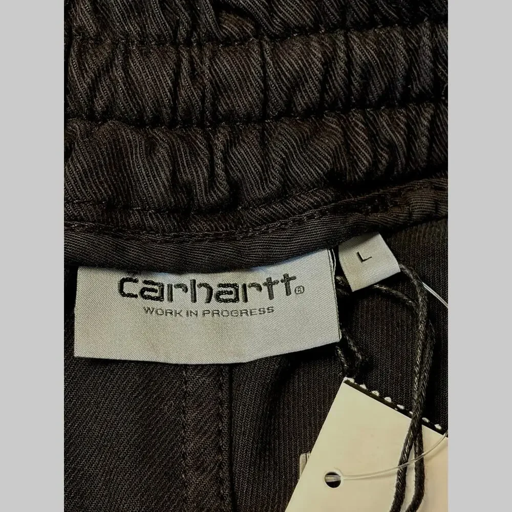 Carhartt WIP Drawstring Shorts Black Men’s Large NWT Cotton Casual MSRP $128